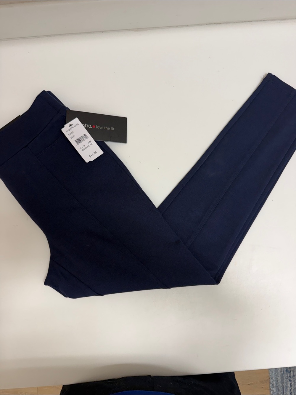 NWT Navy Slim Fit Leggings